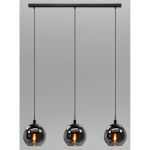 Eglo Luce Pendente Ariscani Acciaio Nero | Adatto per 3x E27