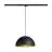 SLV Luce A Binario Luce Pendente Forchini M 40 3 Fasi Acciaio Nero | Adatto per 1x E27 
