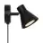 Nordlux Eik Luce Da Parete Metallo Nero | Adatto per 1x GU10
