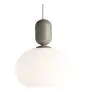 Nordlux Notti 20 Luce Pendente Vetro Grigio | Adatto per 1x E27
