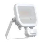 Ledvance Proiettore LED Aluminium Bianca 17W 2200lm 100D - 830 Luce Calda -  | IP65 - Sensore Di Movimento E Luce - Simmetrico
