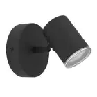 Eglo Soffitto Faretti Consuma 1 Acciaio Nero | Adatto per GU10